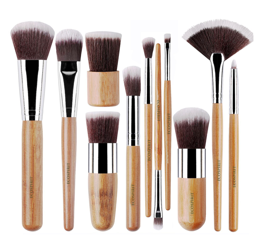 Ecospirit 11pc Natural Bamboo Makeup Brushes Set Richway Group